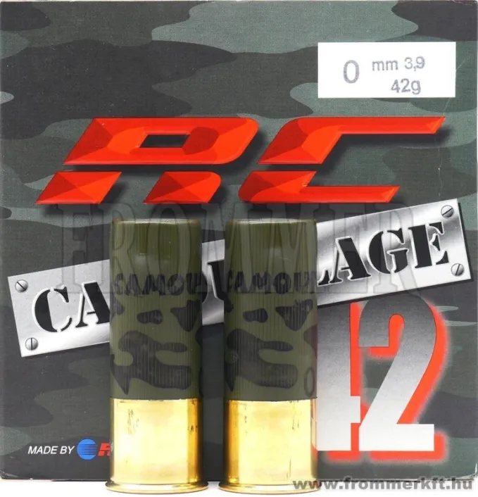 12/70/ 6/42gr 3,9mm RC Camouflage 100m . Sörétes Lőszer