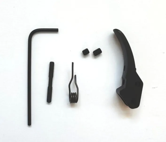 EEmannT. CZ Shadow2 elsütőbillentyű . Fekete Alu ET130084