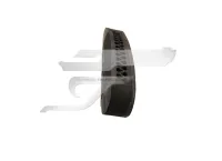 Agytalp 25 mm Fekete+csavar 20025