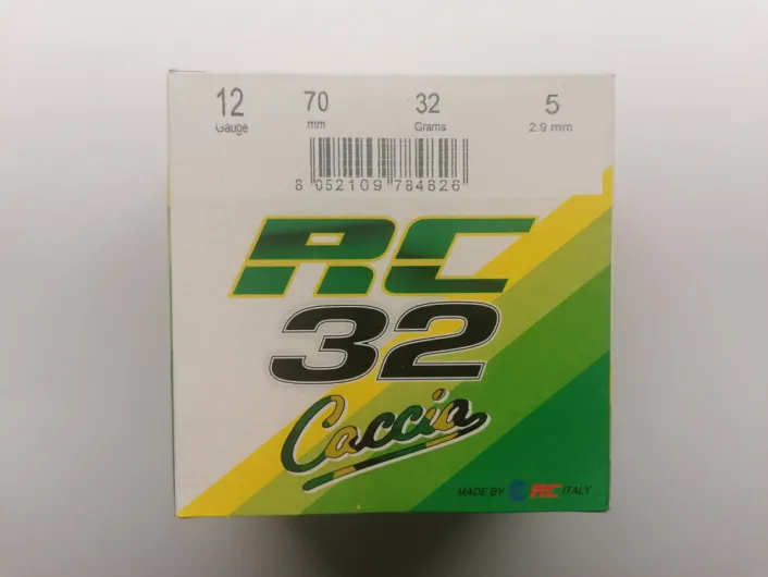 12/70/10/32g/2,9mm RC32 Caccia Sörétes Lőszer olasz 5