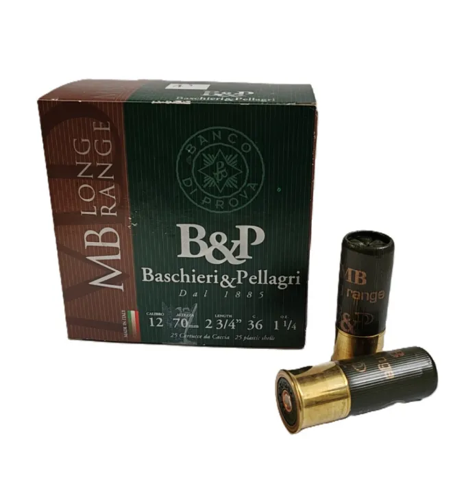 12/70/10/36g 3,1mm MB Long Range . Baschieri&Pellagri Sörétes Lőszer 4