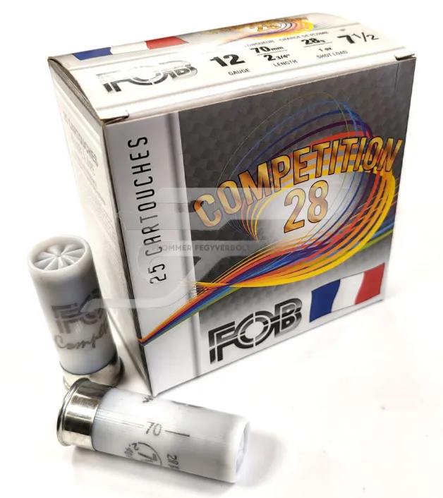 12/70/7,5/2,4 mm/28g FOB Competition28 . Sörétes Lőszer