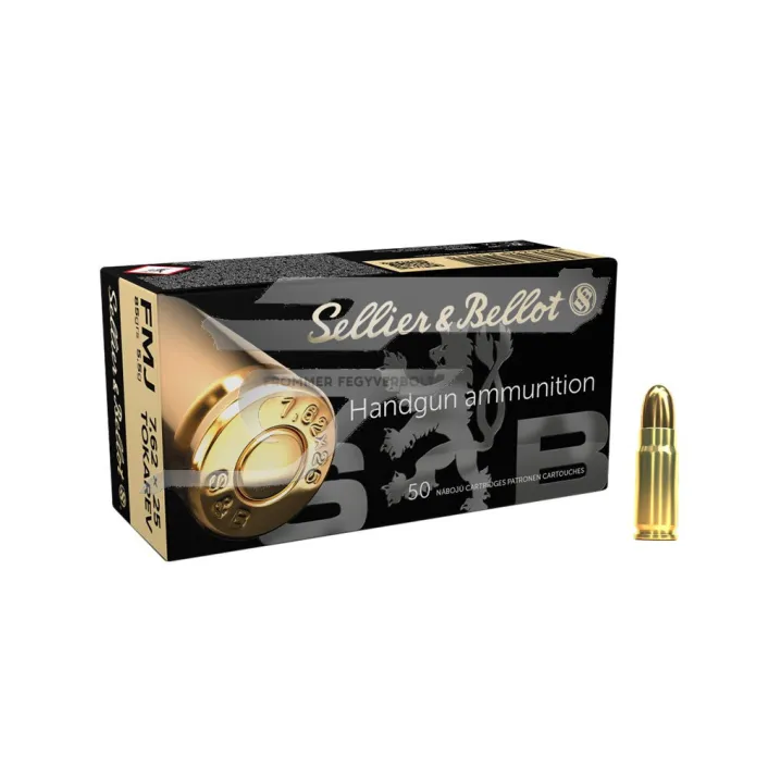 7,62x25 Tokarev TT SB Lőszer 85gr 5,5g