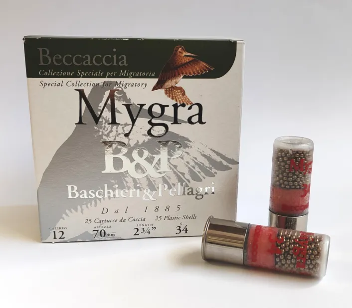 12/70/8,5/34g 2,15mm Baschieri&Pellagri Mygra Beccaccia Olasz 8,5