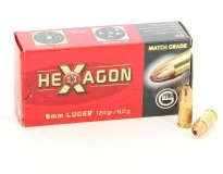 9 mm Luger Geco Hexagon 2318840 . 8g 124gr.