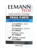 Eemanntech Tactical Glock Irányzék szett . 1,5mm ET-120024