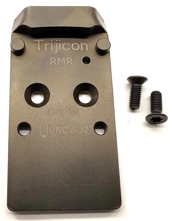 CZ P-10 Optic Ready Plate Trijicon RMR . Holosun stb. Optikához