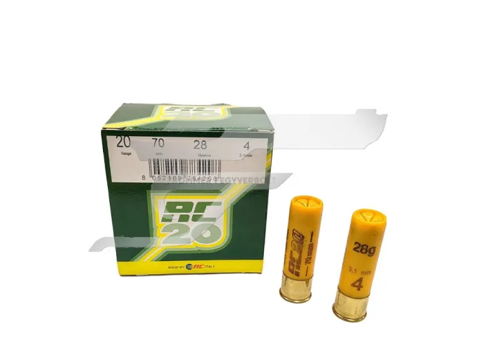 20/70/10/28g/3,1mm RC20 Sörétes Lőszer . Olasz 4 T3