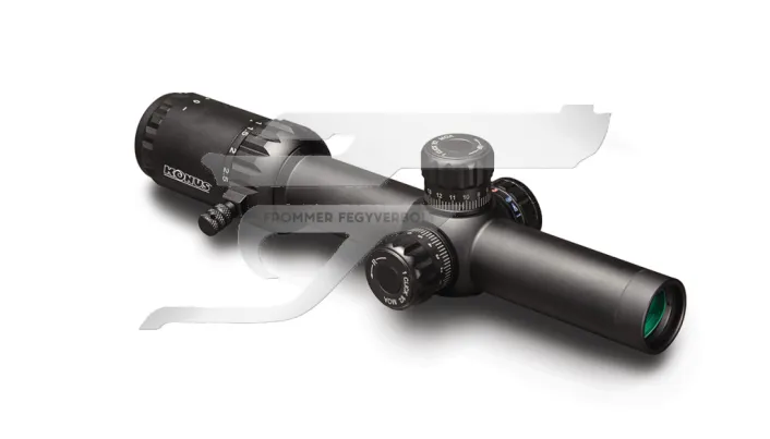 1-10x24  Konus Event  Céltávcső 7183 Vil. pontos, Külső ballisztikai torony
