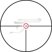 1-6x24 KonusPro M30 Céltávcső 7182 30-as tubus Villágító Pontos Zöld/piros