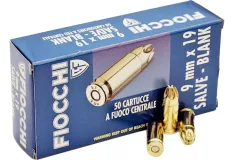 9 mm Luger SalveBlank Fiocchi VAK 739385 A fegyvert csak csőszűkítővel húzza fel!