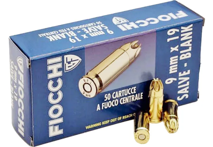 9 mm Luger SalveBlank Fiocchi VAK 739385 A fegyvert csak csőszűkítővel húzza fel!