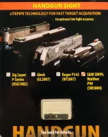 HIVIZ SW3004G SW99, P-99 58695 Zöld Irányzék Maroklőfegyverre