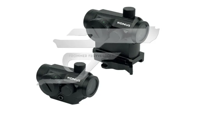 Konus Nuclear-QR 1X22 piros/zöld dot 3 MOA red dot magasítóval gyorsoldású