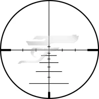 3-9X40 Konus Pro 550  Céltávcső 7276 .           Világító pont Piros/Kék