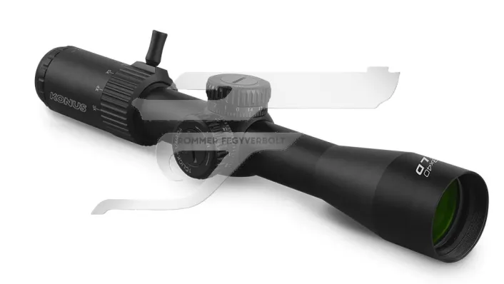 3-9X40 Konus Wild céltávcső German-4 .  szálkereszt 30-as tubus, ball. torony