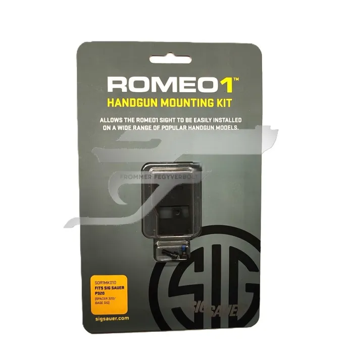 Red Dot adapter talp Sig Sauer P320 . irányzék helyére Romeo Red Dothoz