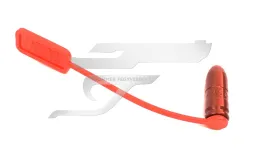 .40 SW Pufferpatron töltetlenség jelző . zászlós piros