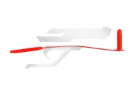 4,5mm Pufferpatron töltetlenség jelző zászlós piros