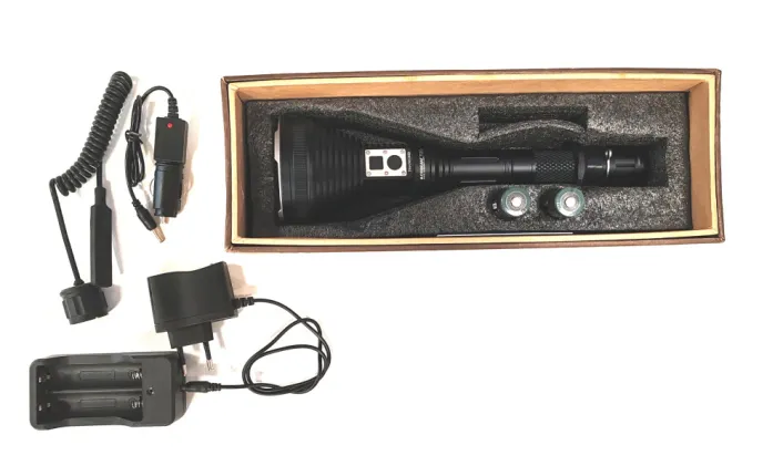 T20 ACEBEAM Fegyver Lámpa Akkus Hálozati Töltő + Akku + Távkapcsoló