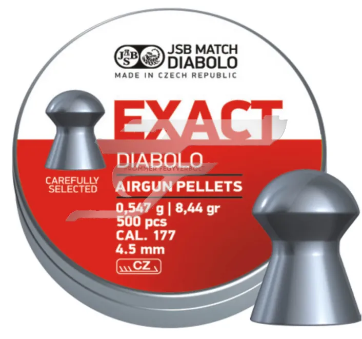 4,5 mm JSB Exact 0,547g 8,44gr. . 500 db. Léglőszer 48813450