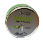 4,5 mm JSB Match Diabolo PB free 0,35g . 5,5 gr 200 db 47/08
