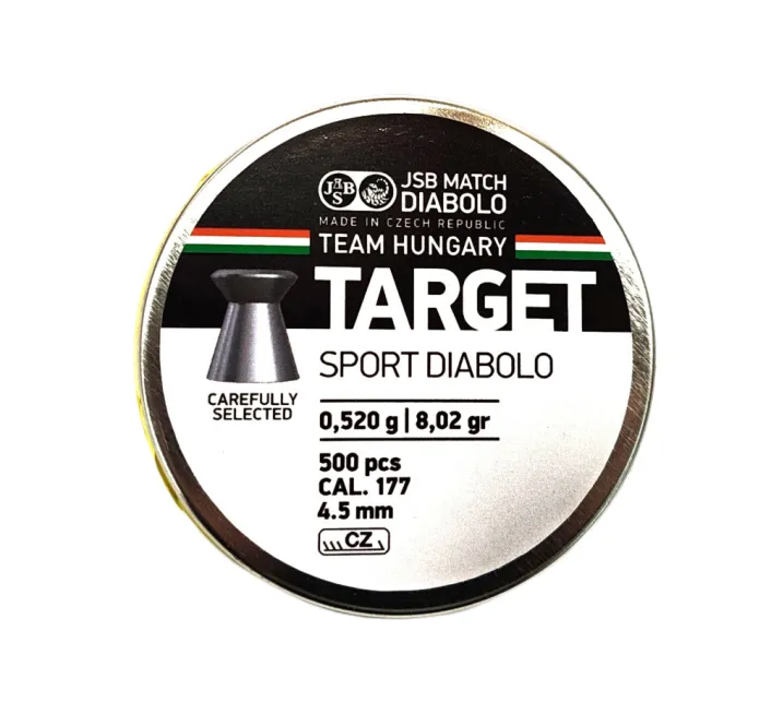 4,5 mm JSB Target Sport Diabolo 0,52g . 8,02gr 500db. Léglőszer 48808450