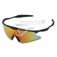 Ghost Lövészszemüveg 4 db. Lencse Tokkal Víztiszta/sárga/fekete/szivárvány