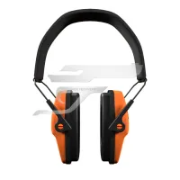 IsoTunes Defy Slim Fülvédő-23dB. Narancs színű,Fekete Szövetboritású Pánt