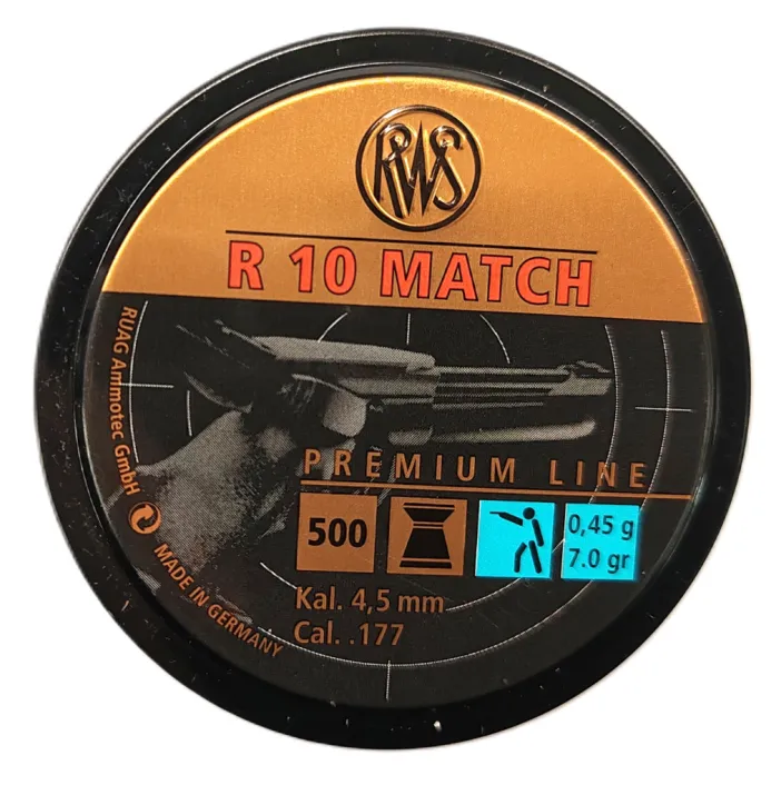 4,5 mm-es RWS R10 Léglőszer Pisztolyhoz . 0,45 g, 7gr 500 db