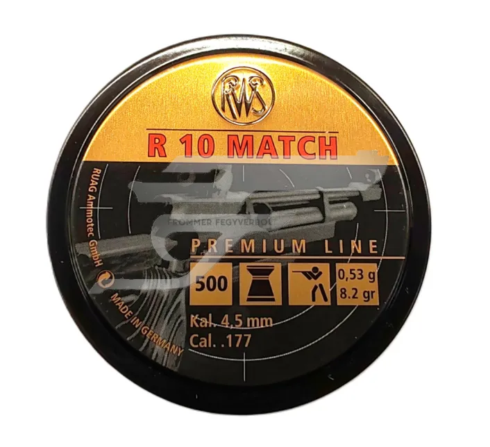 4,5 mm-es RWS R10 Léglőszer Puskához . 0,53g, 8,2g 500 db