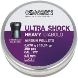4,52 mm JSB Ultra Shock Heavy Diabolo . 0,67g 10,34gr. 350 db-os