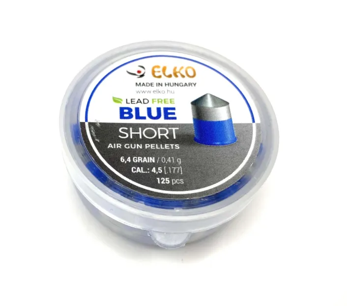 4,5mm Elko Blue Short 6,4gr 0,41g 00456 , Léglőszer