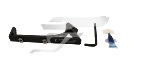 Strike Industries első markolat - fekete . lapos hajlított alumínium M-LOK