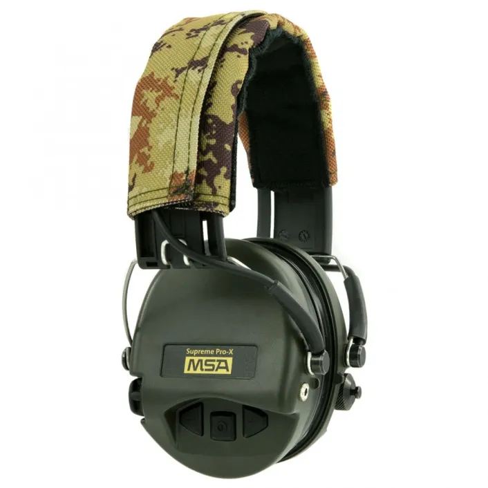 MSA Supreme Pro-X Aktív Fültok SOR75302X . Összecsukható Zöld/Terep/Fekete