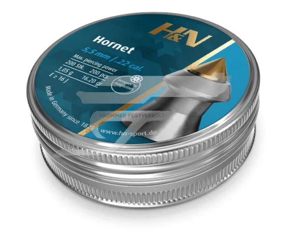 5,5 mm H&N Hornet 200 db HN01845 , 1,05 g 16,2 gr Léglőszer