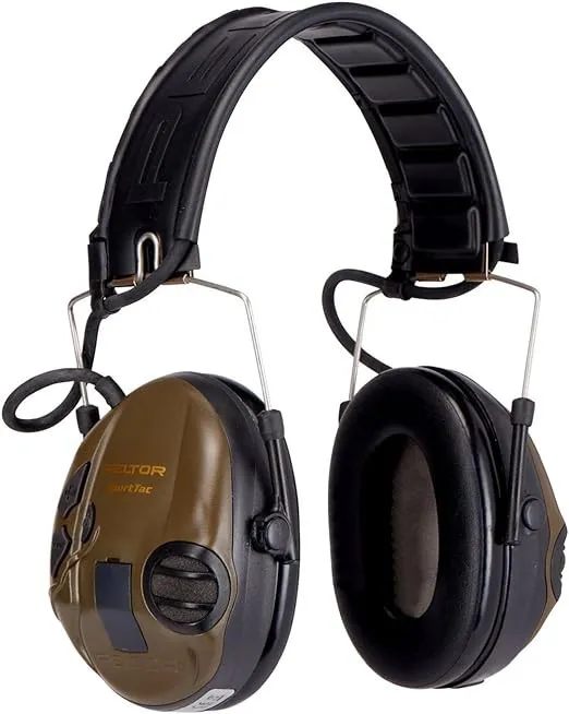 Peltor SportTac Elektromos Fülvédő 37087 . Zöld és Narancssárga Burkolat