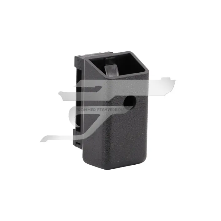 Ghost Tártartó gyorsoldású forgatható . clip D fekete műanyag kétsoros tárhoz