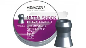 5,52 mm JSB Ultra Shock Heavy Diabolo 1,645g 25,39gr. Léglőszer 150 db.