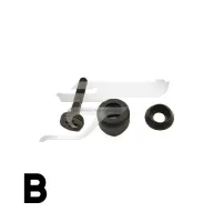 Ghost Civilian csavar+gumi+alátét szett