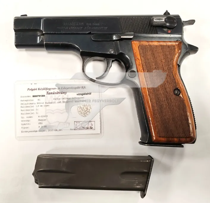 Fég P9RK 9x19 használt maroklőfegyver B1 (2032)