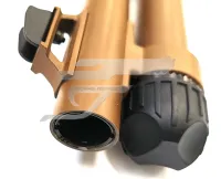 Benelli M4 T-PRO Brown 12/76 kal. 18,5" cső, betolható válltámasz pisztolymark.