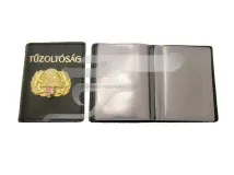 Dobos 49/16 Tüzoltó/Security Igaz.Névjk. Tartóval Lepke Nélkül Kivül Kisjelvény