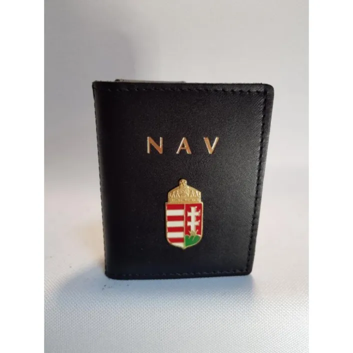 Dobos 49/29 Igazolvány Tok NAV Kivül Kisjelvény Névjegykártyatartóval Lepkév