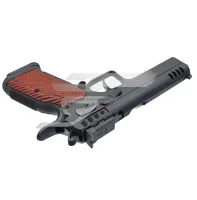 Tanfoglio Stock 9x19 DA, fekete, bordó S-es alu markolat, OR előkészítés