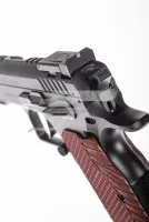 Tanfoglio Stock 9x19 DA, fekete, bordó S-es alu markolat, OR előkészítés