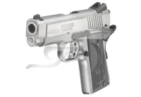 Ruger SR1911 Officer Style ,45 ACP 6762 Rozsdamentes 3,6" cső 7 lőszeres tár