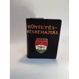 Dobos 49/37 Büntetésvégreh. Igaz. Tok . Névjegyk.Tartóval,Kisjelvény