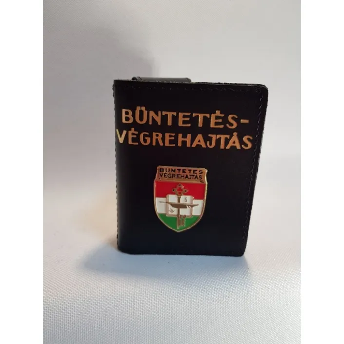 Dobos 49/37 Büntetésvégreh. Igaz. Tok . Névjegyk.Tartóval,Kisjelvény