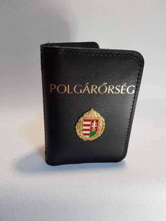 Dobos 49/9*/1 Igazolványtok Polgárőrség Névjegykártatartó, Kivül-belül jelvény